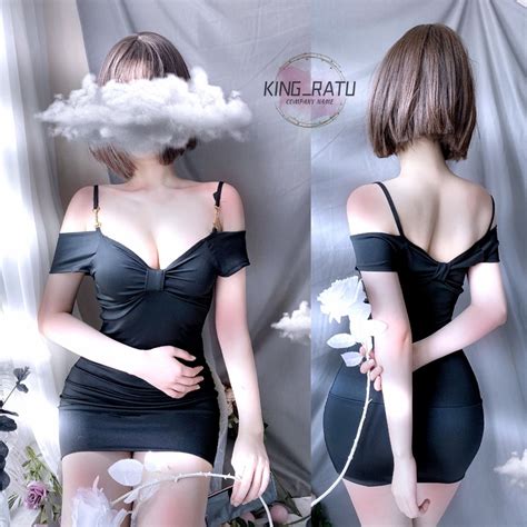 Jual Set Lingerie Sexy Gaun Mini Dress Dress Wanita Sexy Hitam Polos Gaun Malam Wanita Sexy