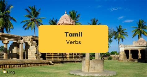 Tamil Verbs 101: Simple & Easy - ling-app.com