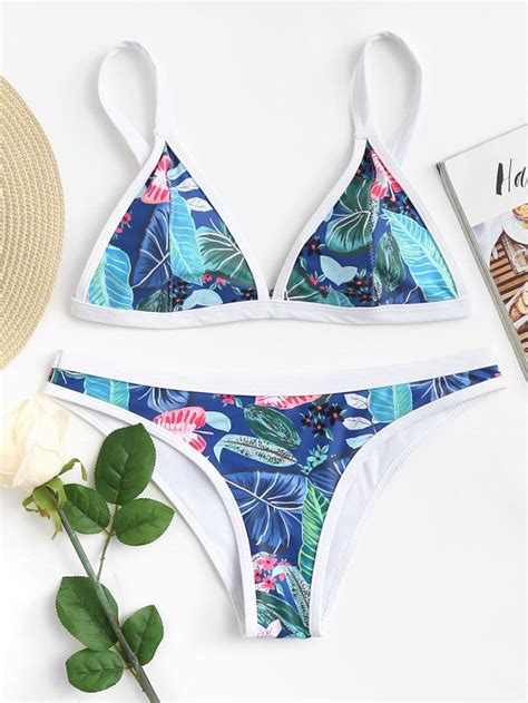 Tropical Print Bikini Set Artofit