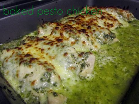 big   pesto baked chicken