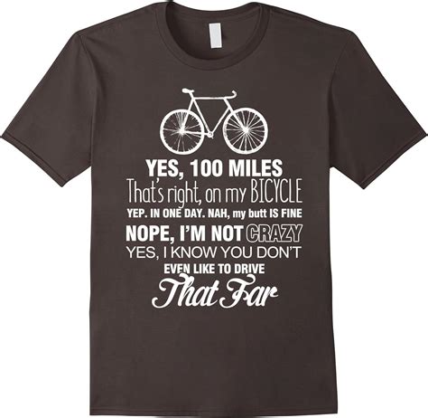 Yep 100 Miles T Shirt Bicycle T Shirt Clothing