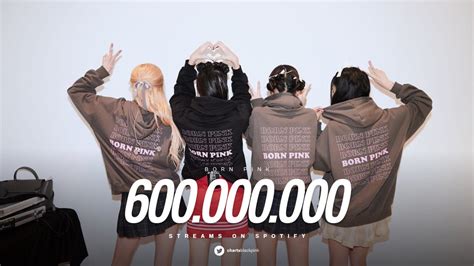 Blackpink Charts On Twitter Blackpinks Born Pink Has Now Surpassed 600 Million Streams On