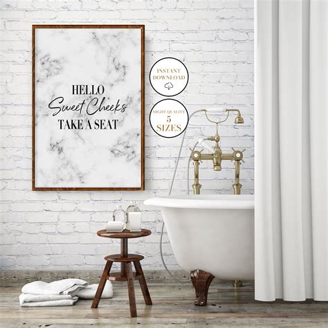 Bathroom Print Set Of 3 Prints Printable Wall Art Bathroom Etsy