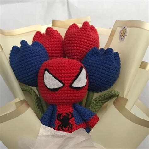 Ross Amigurumis Personalizados On Instagram Ramo De Spiderman El