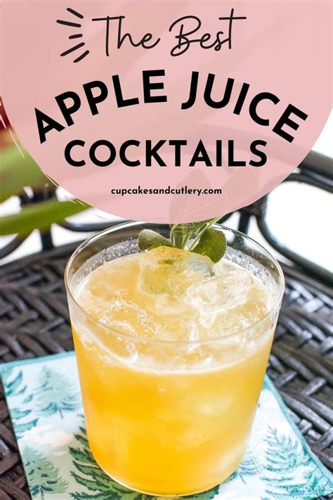 Grab That Apple Juice It S Cocktail Time Apple Juice Cocktail Apple Juice Recipe Vodka And