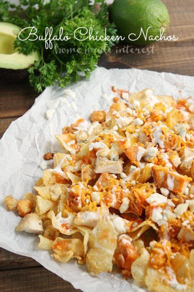 Buffalo Chicken Nachos Home Made Interest