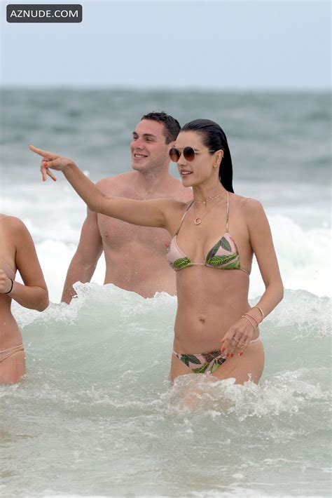 Alessandra Ambrosio Sexy Hitting The Beach In A Tiny Bikini In The South Of Brazil Aznude