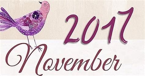 What The Month Of November Is Known For