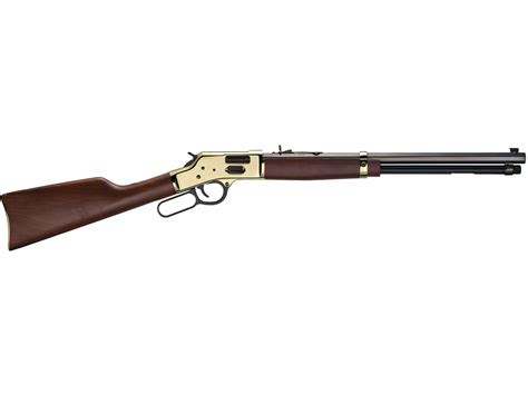 Henry Big Boy Brass Lever Action Rifle 357 Mag 20 Blued Barrel Brass