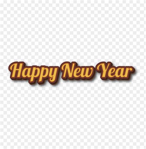 Happy New Year Text Png