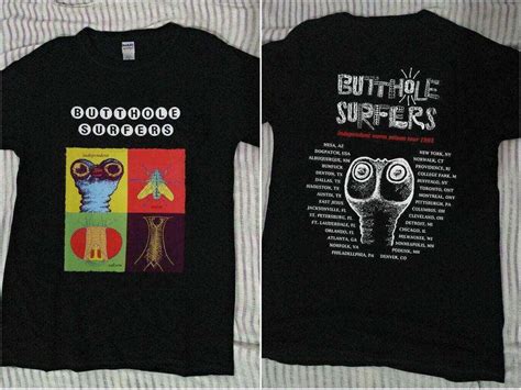 Butthole Surfers Independent Worm Saloon Tour 1993 T Shirt Te8285