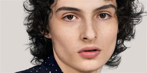 Download Finn Wolfhard Portrait Close-Up Wallpaper | Wallpapers.com