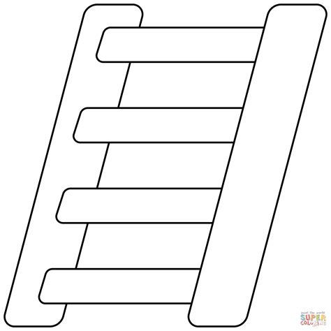 Ladder Emoji Coloring Page Free Printable Coloring Pages