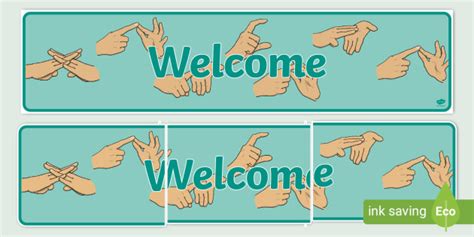 Your Welcome Sign Language