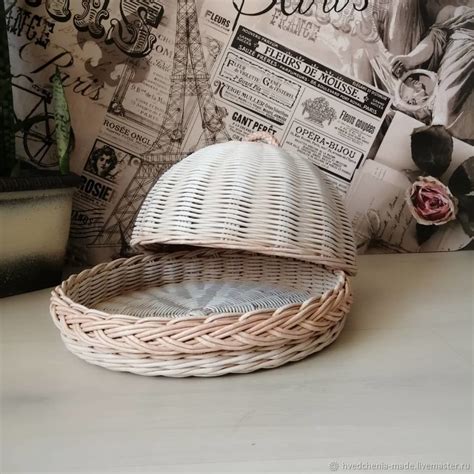 Плетеная хлебница – заказать на Ярмарке Мастеров – M37TWRU | Хлебницы ...