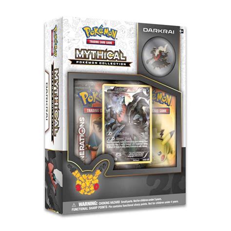 Darkrai Mythical Pokémon Collection | Collector's Pin | Pokémon TCG ...