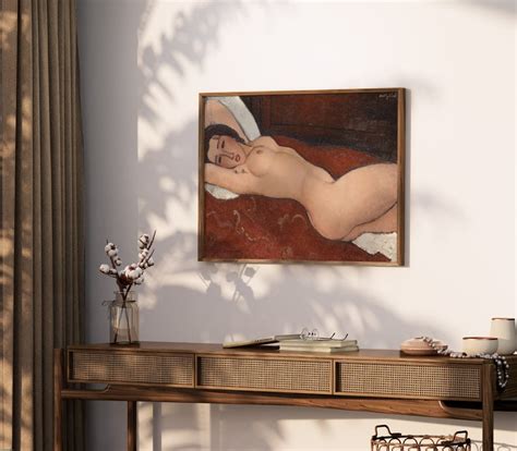 Reclining Nude By Amedeo Modigliani 1917 Expressionism Nude Painting