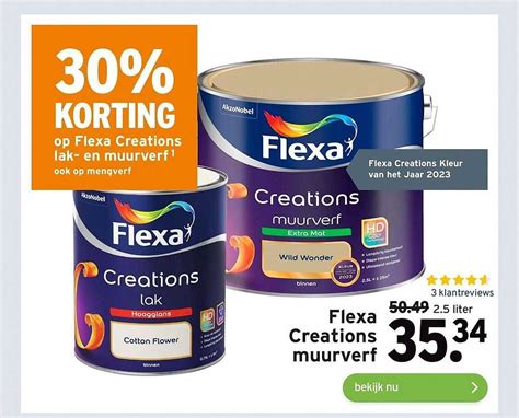 Flexa Creations Muurverf 30 Korting Aanbieding Bij GAMMA 1Folders Nl