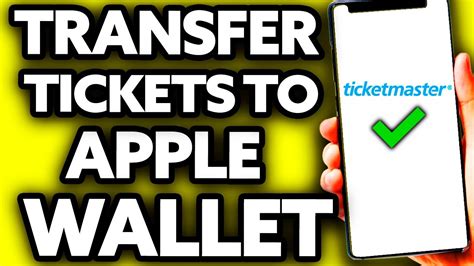 How To Transfer Tickets From Ticketmaster To Apple Wallet Easy Youtube