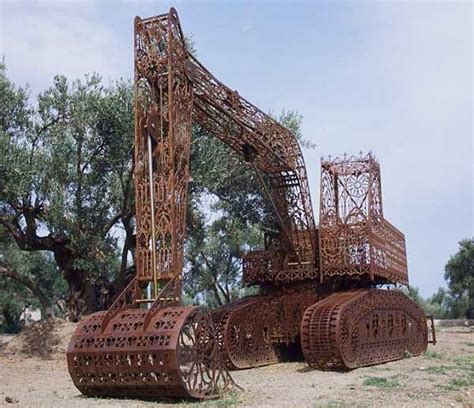 Экскаватор - произведение искусства!