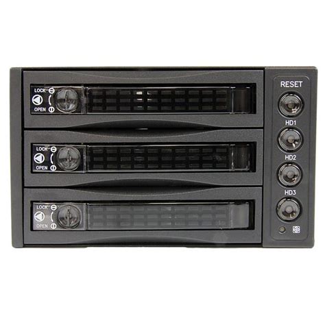SAS SATA Backplane 3 Bay 3 5in SAS SATA Mobile Rack Hot Swap Storage StarTech