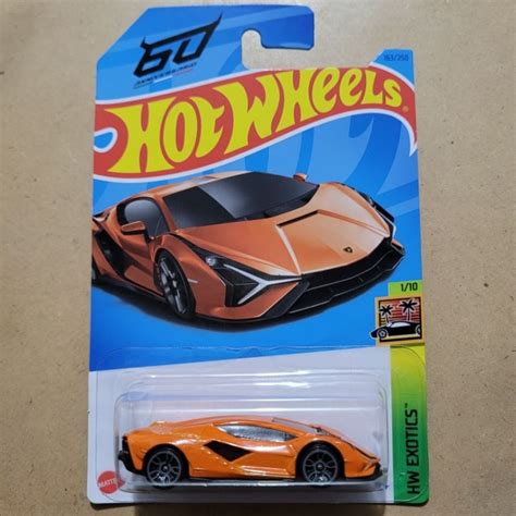 Jual Hot Wheels Lamborghini Sian Fkp Hw Exotics Orange Shopee Indonesia