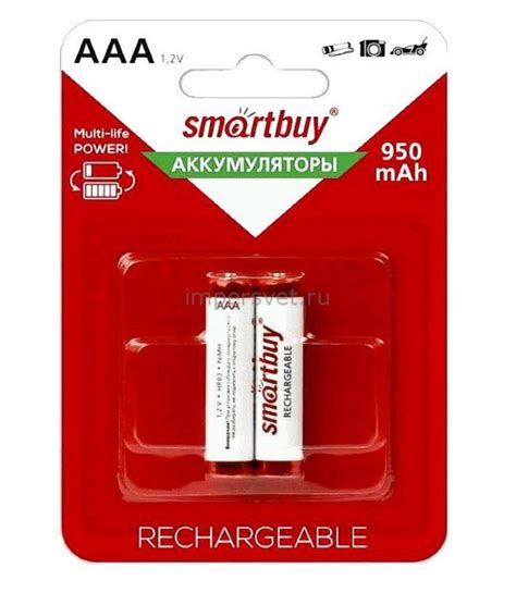 Smartbuy SBBR-3A02BL950 аккумулятор покупают по ценам Киликс