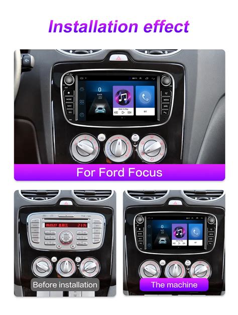 2 Din Android Car Radio Multimedia Player For Ford Focus S Max Mondeo 9