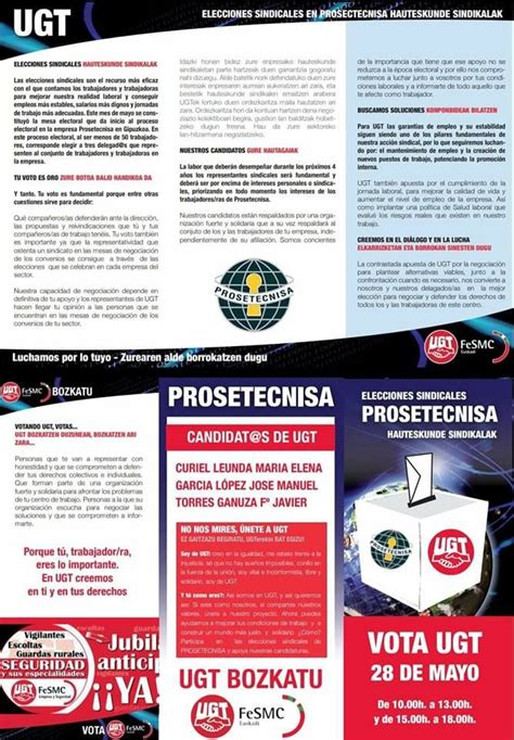 Seccio Sindical Ugt Securitas Catalunya Fesmc Ugt Informa Elecciones