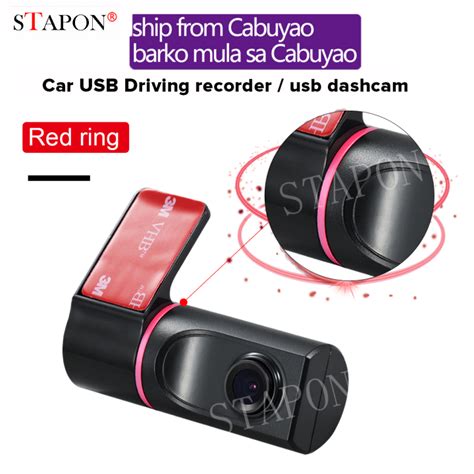 STAPON Dashcam 1280x720p USB DVR For Android Unit ADAS Automatic Loop