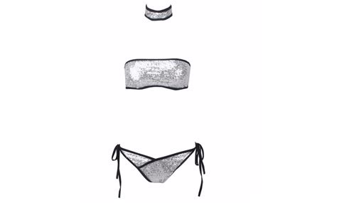 jusqu à 66 Ensemble bikini à paillettes Groupon