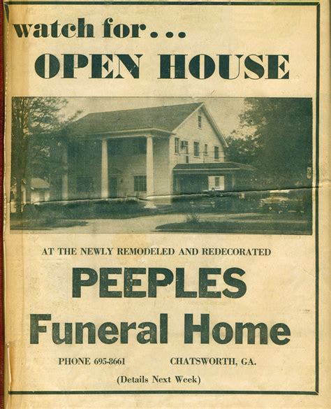 Peeples Funeral Home & Crematory | Chatsworth GA