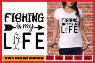 Fishing Is My Life Svg Fishing Cut File Graphic By Graphics Artist