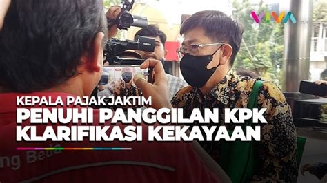 Video Kepala Kantor Pajak Jakarta Timur Tiba Di KPK Untuk Klarifikasi