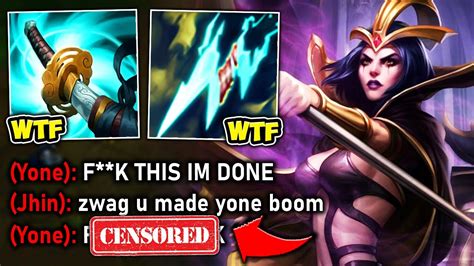 This Leblanc Build Is So Unbeatable I Made The Enemy Yone Mental Boom