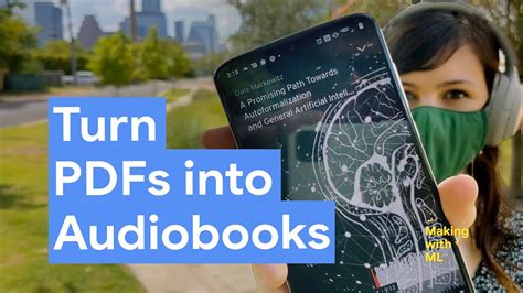 How To Convert PDFs To Audiobooks With Machine Learning