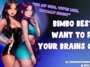 Bimbo Besties Want To Fuck Your Brains Out Feat Lookingformybluesky Threesome Audio Porn