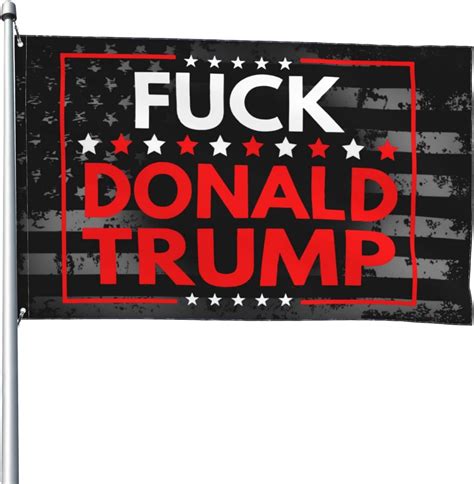 Amazon Fuck Donald Trump Flag 4X6 Feet Vivid Color And Fade Proof Outdoor Flag Garden