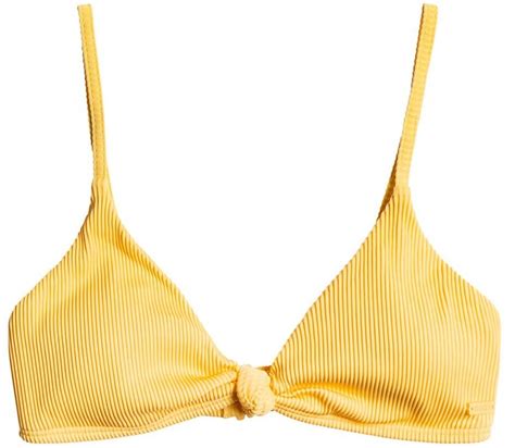 Roxy Rib Love The Surf Knot Bikini Top ERJX304759 Orange Ab 24 00