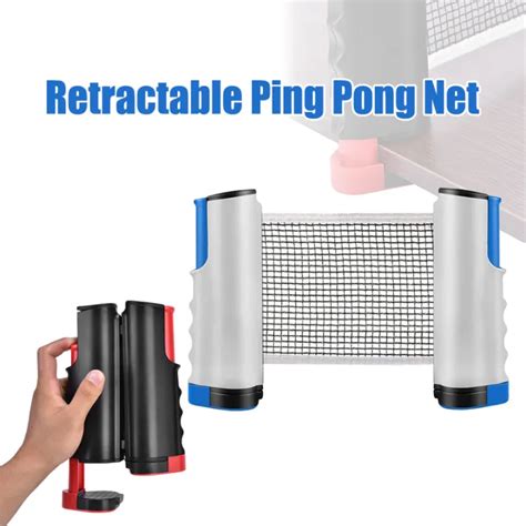 Retractable Table Tennis Net Retractable Ping Pong Net Portable Table ...