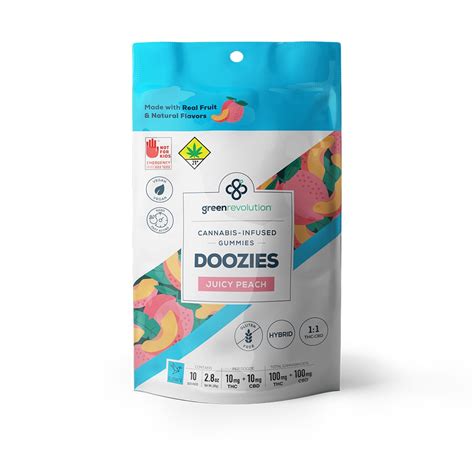 Pear Elevate 10pk 100mg Green Revolution Doozies Jane