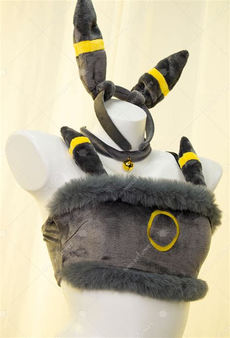 Crop Top And Panty With Socks And Headband Plush Sexy Lingerie Se Top Quality Lingerie For Sale