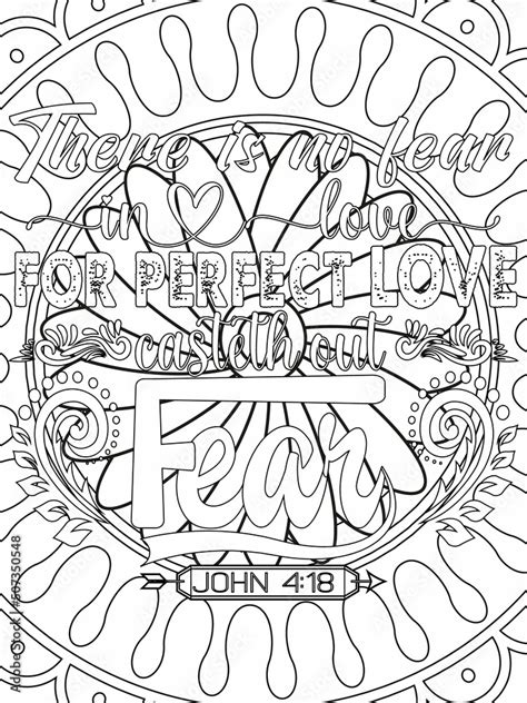 Bible Verse Coloring Pages Christian Lettering Coloring Page For