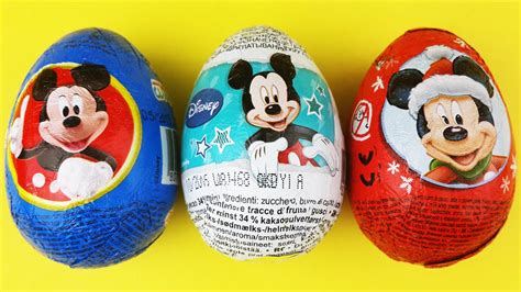 Mickey Mouse Clubhouse Surprise Eggs Opening Mickey Mouse Toys