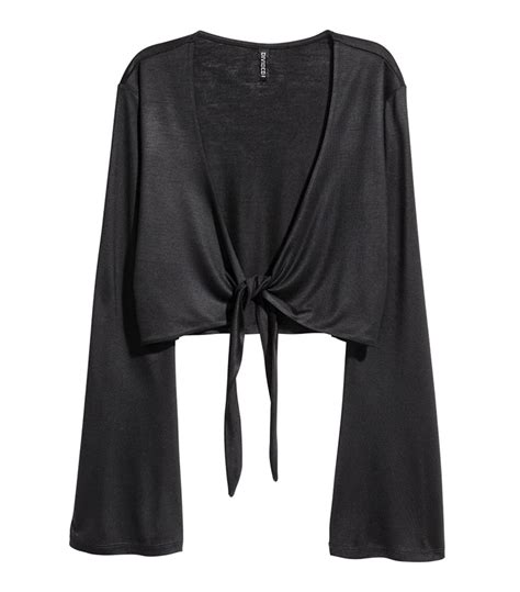 shop  tie front top trend   wear