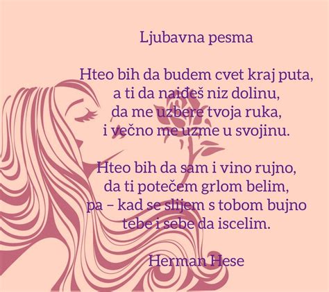 Herman Hese Ljubavna Pesma Heart Quotes Quotes Couple Quotes