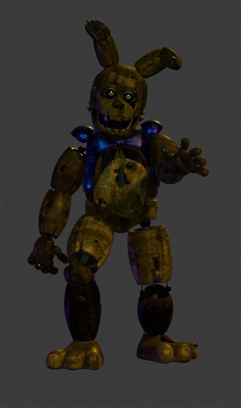Broken Spring Bonnie Render By Andrecakke On Deviantart