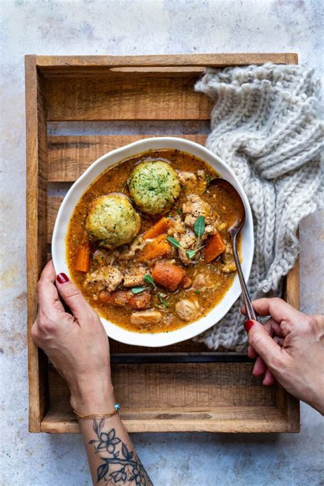 Slow Cooker Chicken And Dumplings Supergolden Bakes