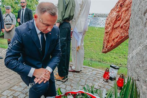 Andrzej Duda During 40th Anniversary Lubin Editorial Stock Photo ...