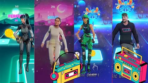 Rhythm Fusion Tiles Hop Grooves With Fortnite Heroes YouTube